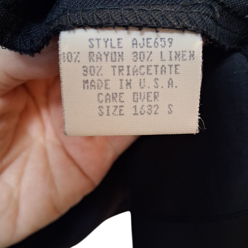 David Dart Women's Top Button-Up Linen Blend Blac… - image 7